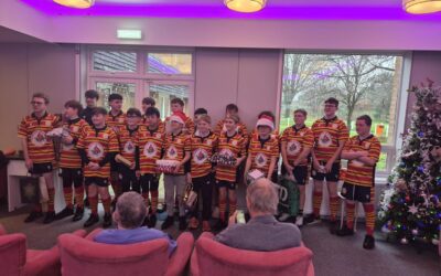A Festive Visit from Bury RUFC U13s!